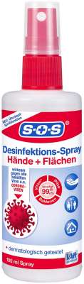 SOS Desinfektions-Spray Hände + Flächen